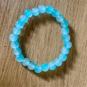 Blue Beaded Bracelet